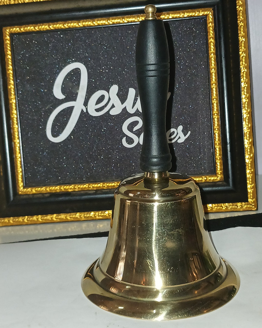 FOREIGN BELL (WOODEN HANDLE)