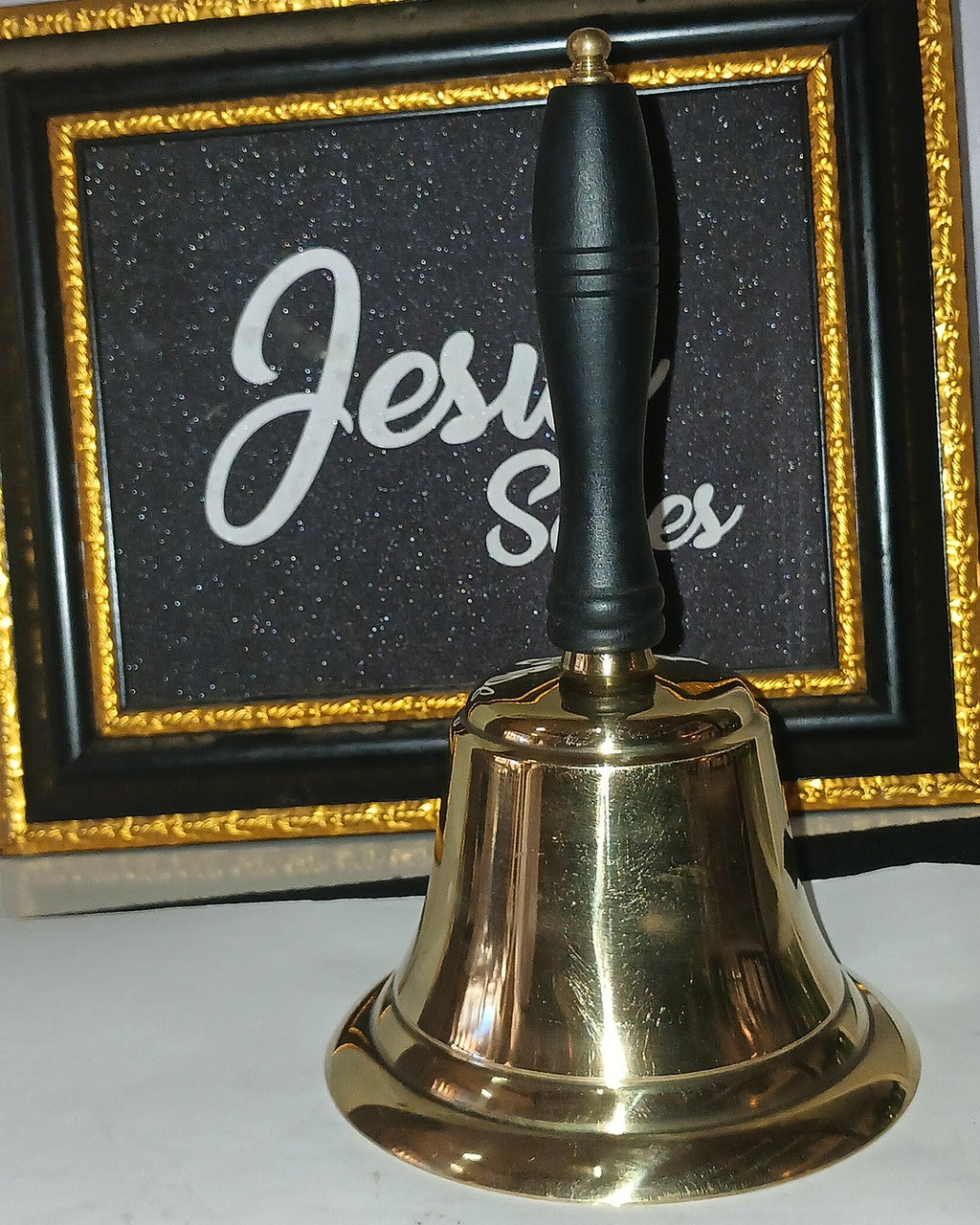 FOREIGN BELL (WOODEN HANDLE)