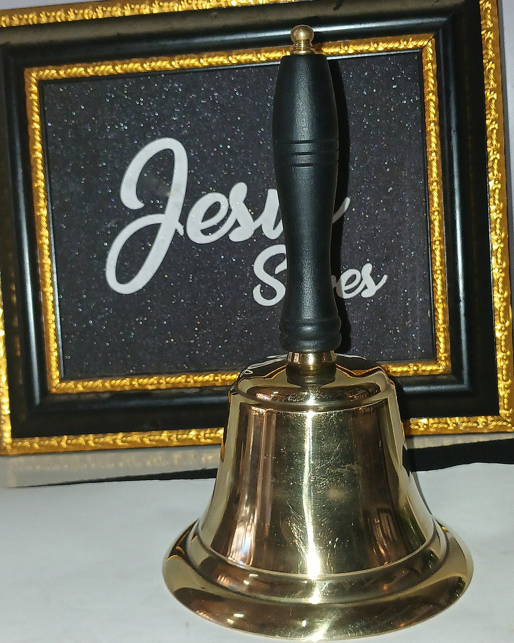 FOREIGN BELL (WOODEN HANDLE)