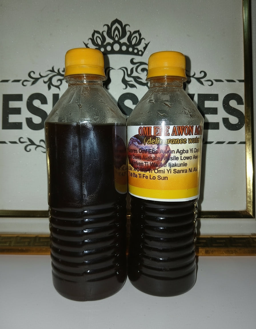 DELIVERANCE WATER (OMI EBE AWON AGBA)