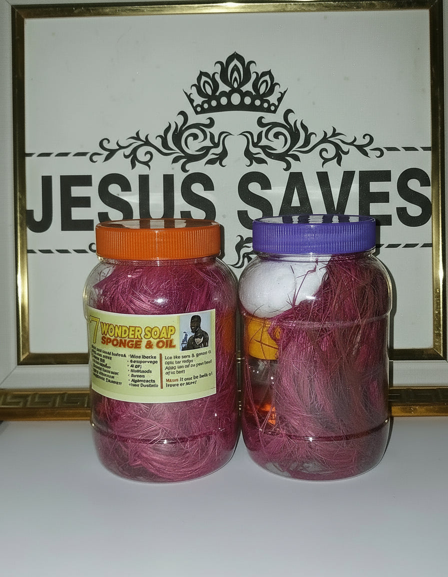 7 WONDER SOAP, SPONGE AND OIL
