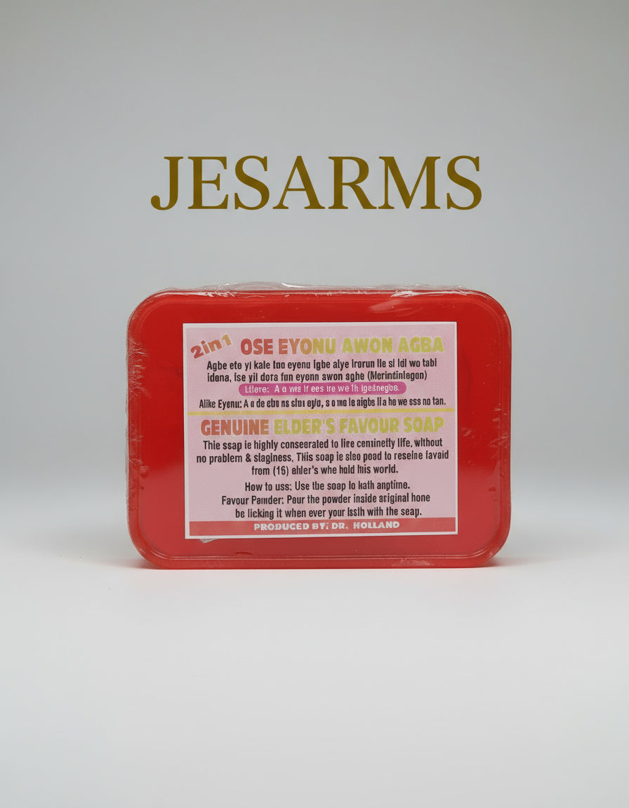 GENUINE ELDER'S FAVOUR SOAP & POWDER (2 IN 1 OSE IYONU AWON AGBA)