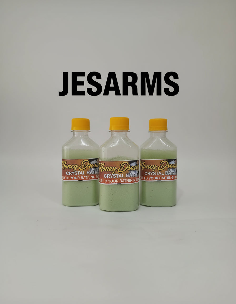 MONEY DRAWING CRYSTAL BATH