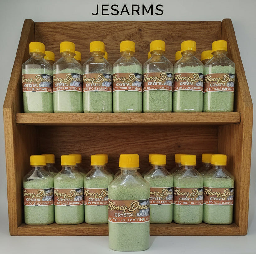 MONEY DRAWING CRYSTAL BATH